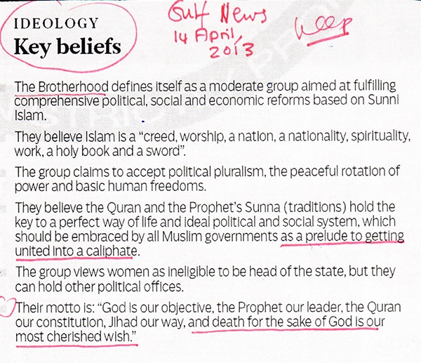 Key Beliefs Brotherhood