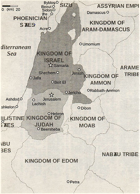 map of ancient Palestine