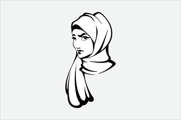 cute-muslim-woman-wearing-veil-illustration-muslim-woman-with-hijab-character-muslim-woman-in-hijab-free-vector