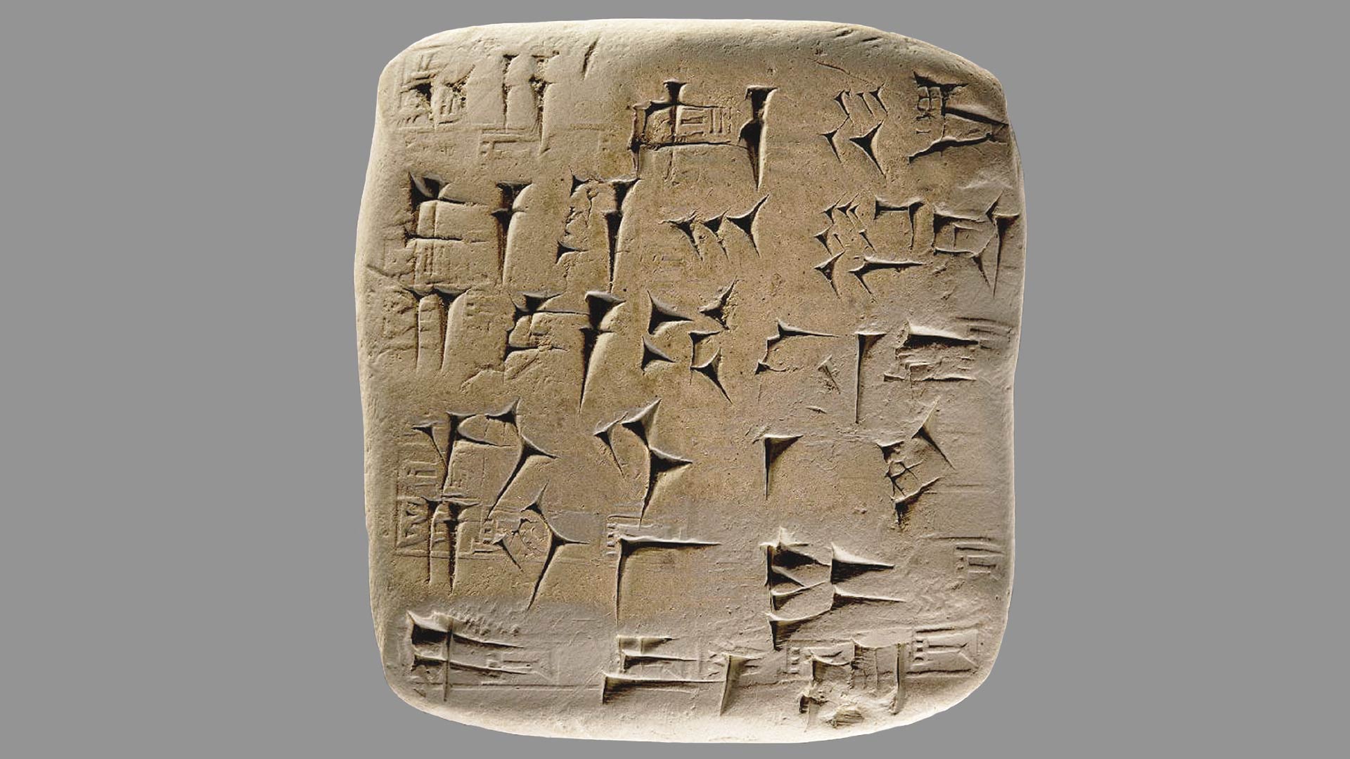 cuneiform writing