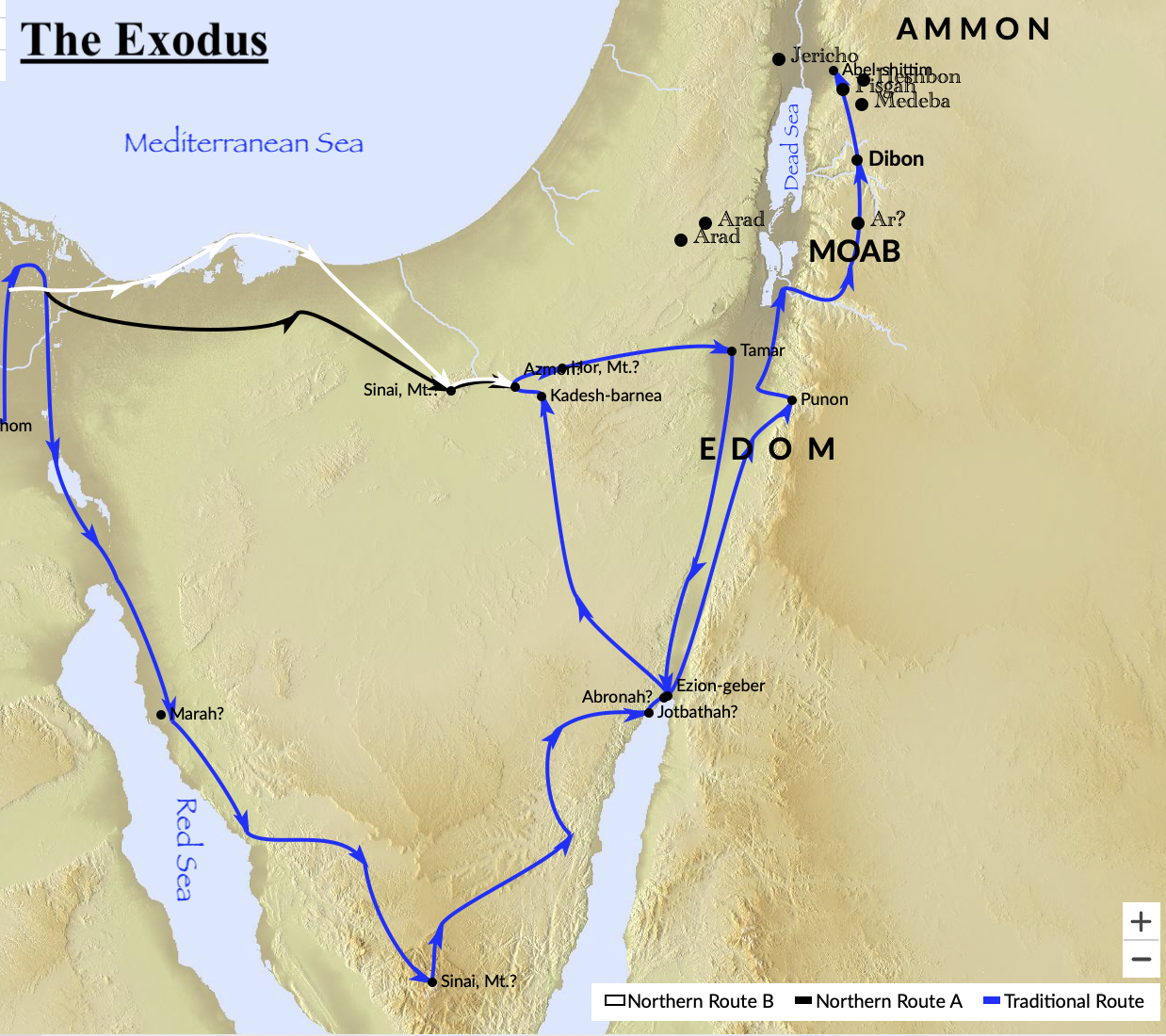 The-Exodus-Routes