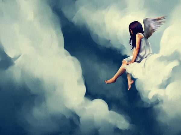 angel on cloud